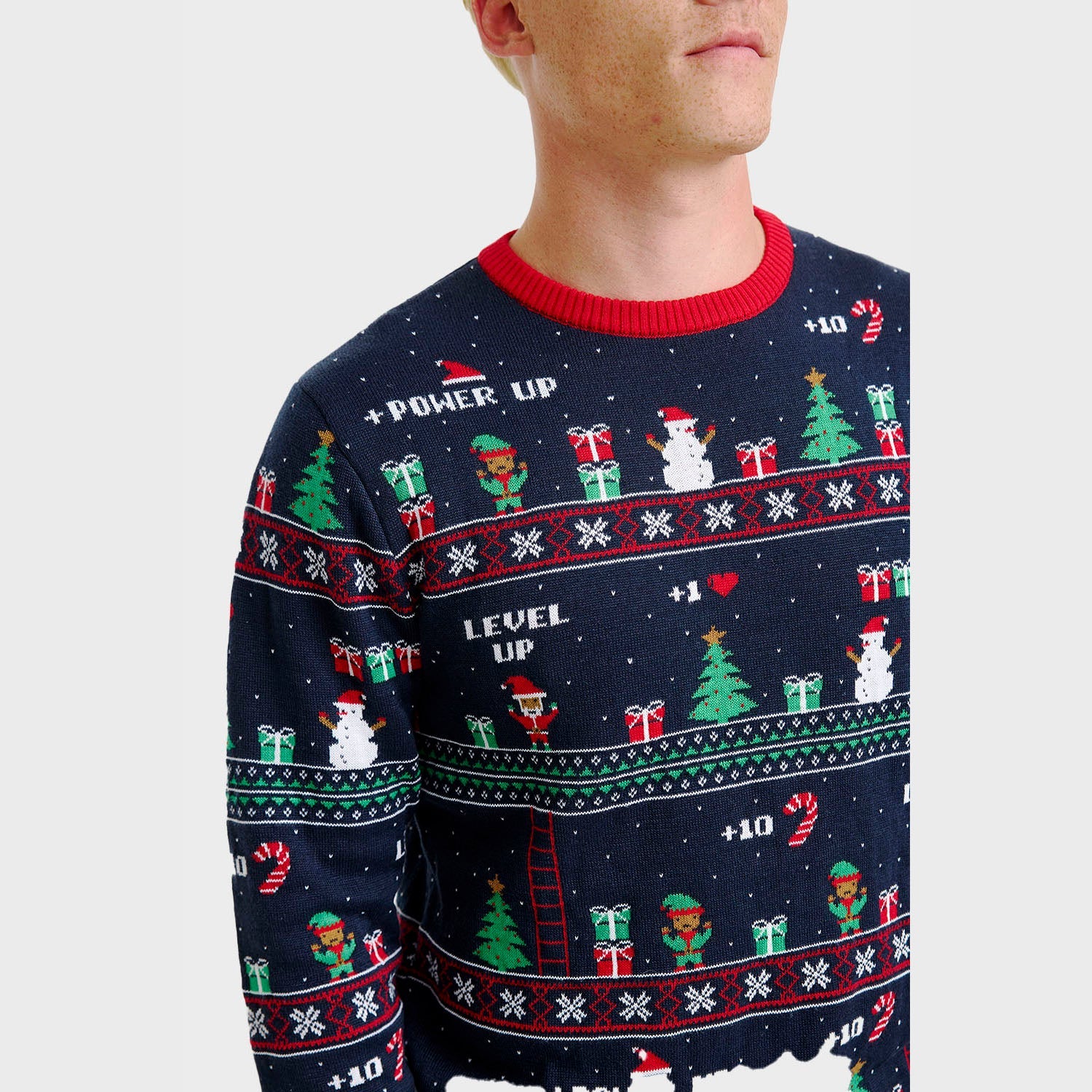 Vintage Gaming Christmas Sweater โ Men